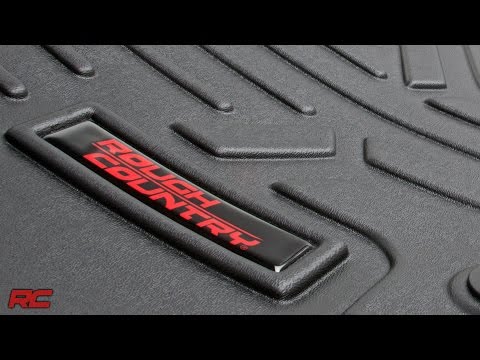 Rough Country Floor Mats - FR/RR - Quad Cab - 2012 - 2018 Ram 1500 / 2500 / 3500 & 19-24 1500 Classic