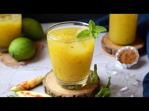 Aam Panna Recipe | Raw Mango Drink | Kairi Panha | Aam Jhora | Green Mango Juice