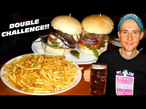 DOUBLE Burger & Beer Challenge in Dublin, Ireland!!