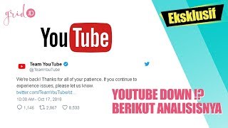 YouTube Dikeluhkan Tidak Dapat Diakses Pagi Ini