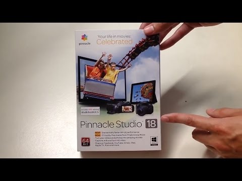 Pinnacle Studio 18 Standard Edition Unboxing