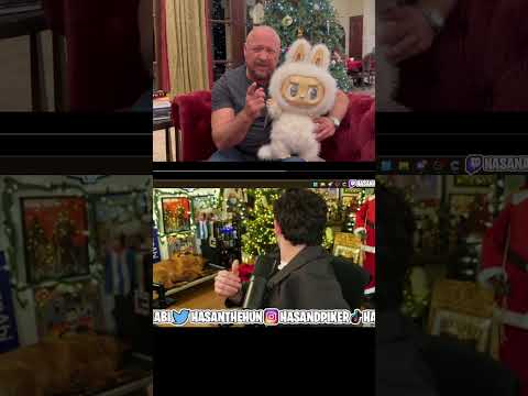 His labubu is populist.. #hasanpiker #rae #qt #qtcinderella #hasanabi #valkyrae #hasan #alexjones