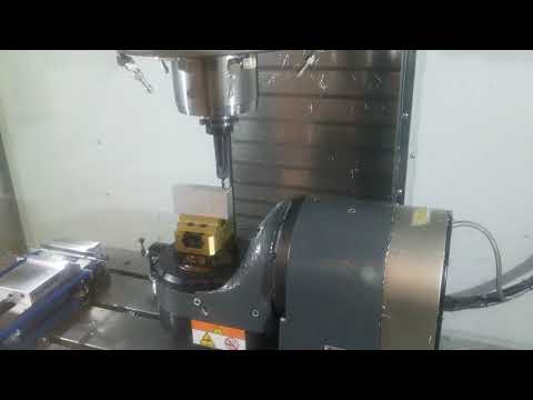Demonstration of 5-Axis Tool Center Point Control on Haas VF-2