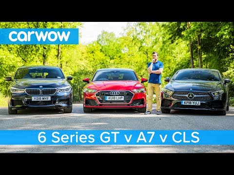 Audi A7 vs Mercedes CLS vs BMW 6GT review - which is the best?