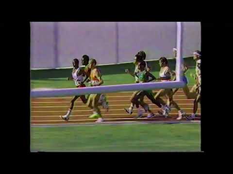 1984-08-12 Olympic Marathon (men's) raw satellite feed - part 1 of 4 Carlos Lopes - Portugal