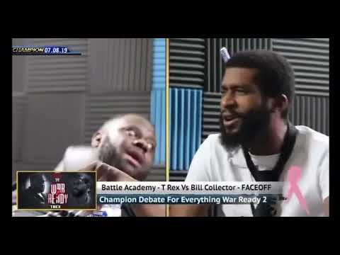 Intense Battle Rap Faceoffs T Rex vs Bill Collector