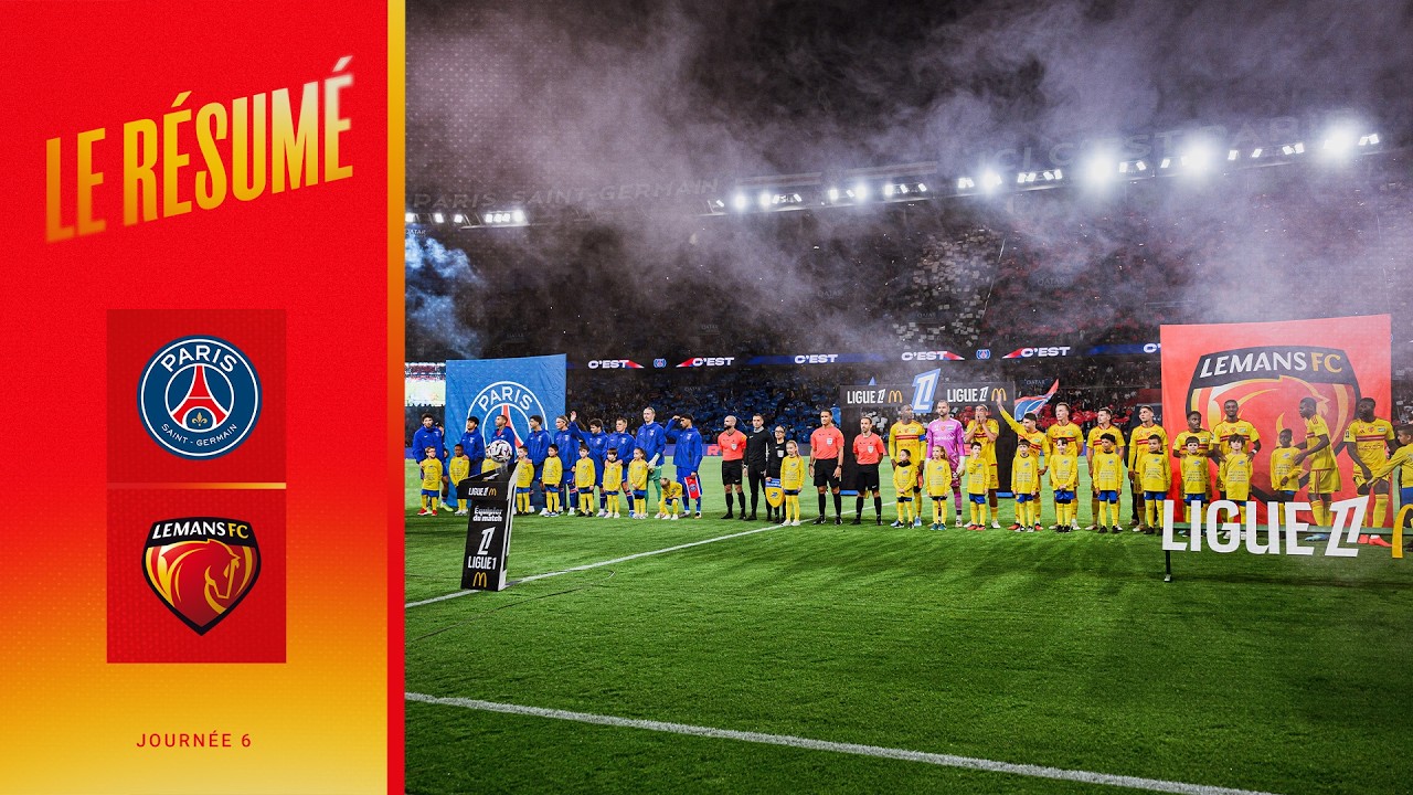 Paris Saint-Germain FC 3 - 1 Le Mans FC highlights