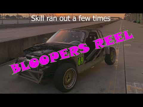 Sebring Aug 15 2020 Bloopers Reel with Curby, the Miata Death Kart