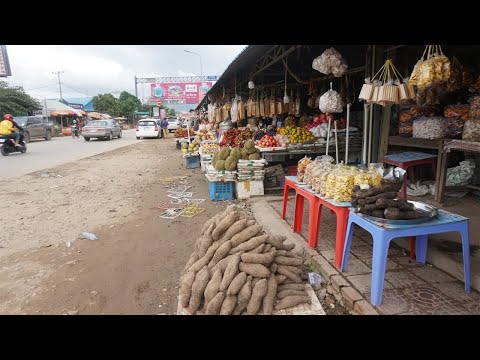 Countryside Street Food Show in Evening - Some Kind of Street Food @Prek Tamak Bridge