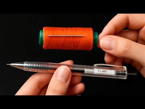 How to Thread a Needle in 1 Second, Easy for the Elderly❗