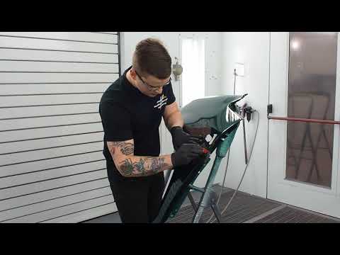 Automaalaus - valumien ja roskien poishionta