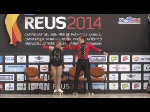 Castel March Ana and Pedro Walgode - 2014 World Figure Skating Championship Reus