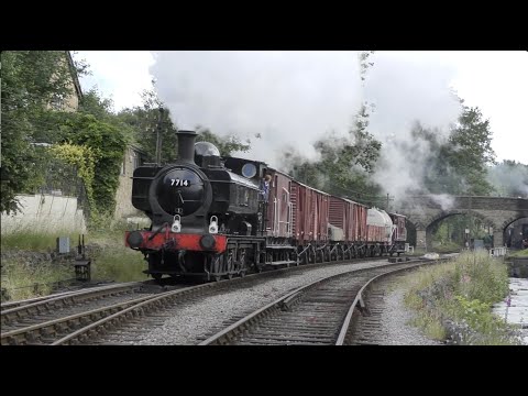 Pannier Tank 7714 at the KWVR