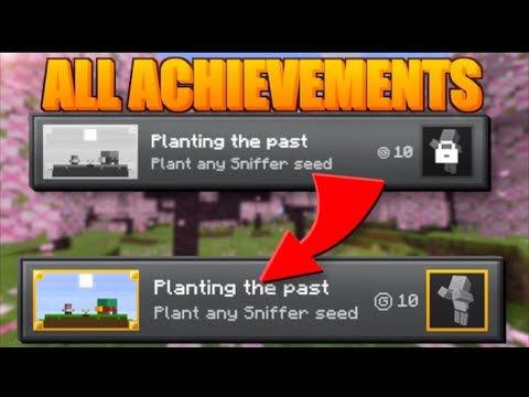 Easiest Way To Complete All Achievement in Minecraft | 100 days Achievement |