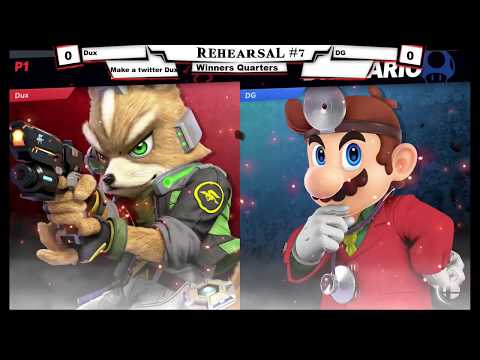SSBU: Rehearsal #7 WQ Dux (Fox) vs DG (Dr  Mario)