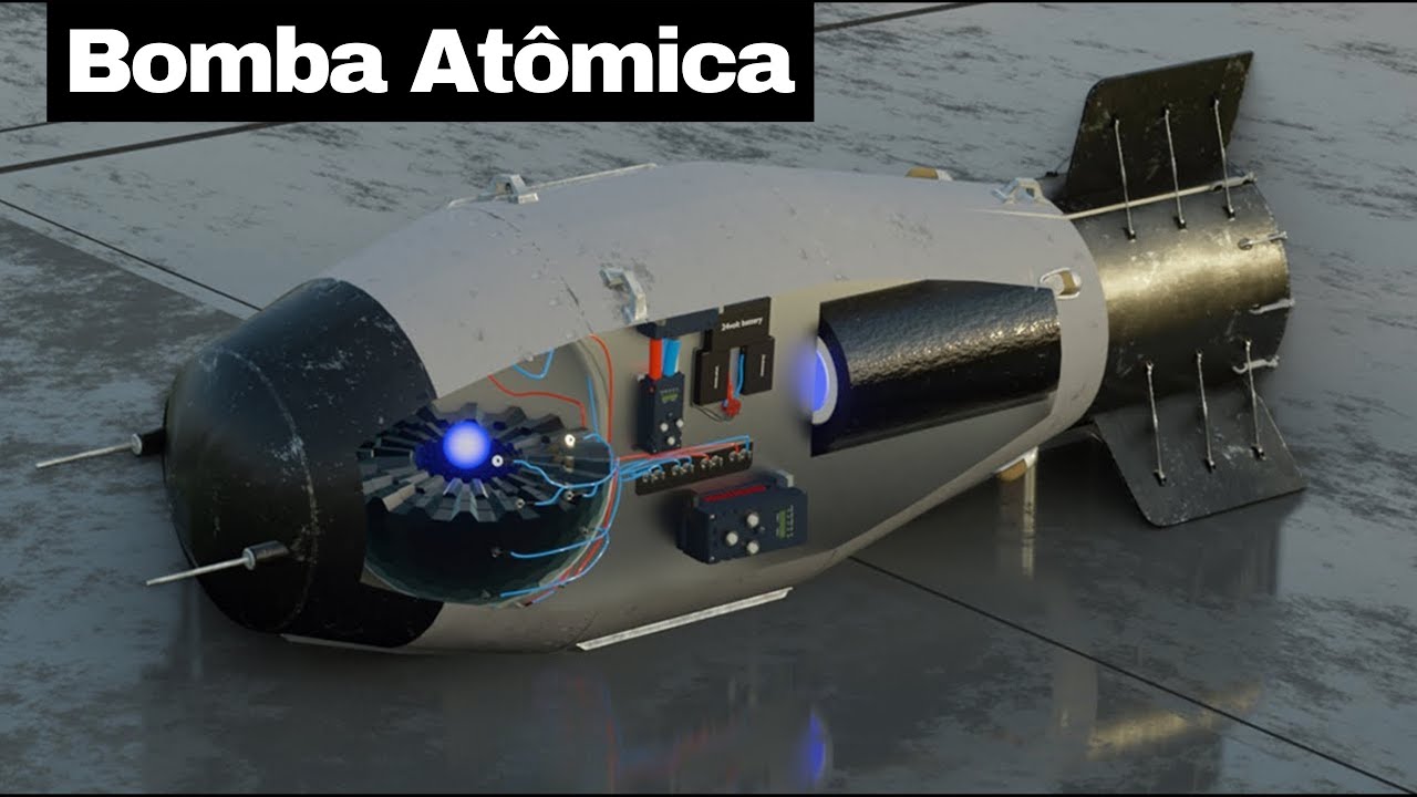 COMO FUNCIONA UMA BOMBA ATÔMICA? Explicação Física