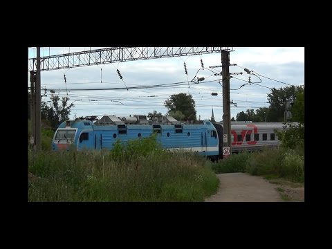 ЭП1М-536 с пассажирским поездом №112 Москва - Круглое Поле, ст.Агрыз