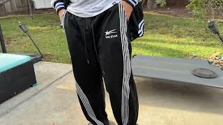 Showing GORGLITTER Wide Leg Baggy Sweatpants Y2k