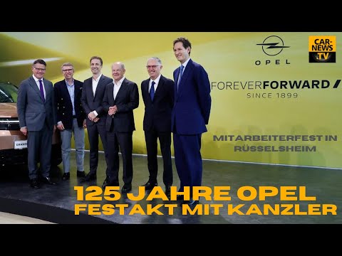 125 Jahre Opel - "Festakt mit Prominenz - Immer Vorwärts.."