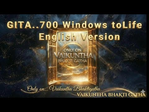 GITA: 700 WINDOWS TO LIFE | Official Series Announcement | Eternal Wisdom for Modern Life