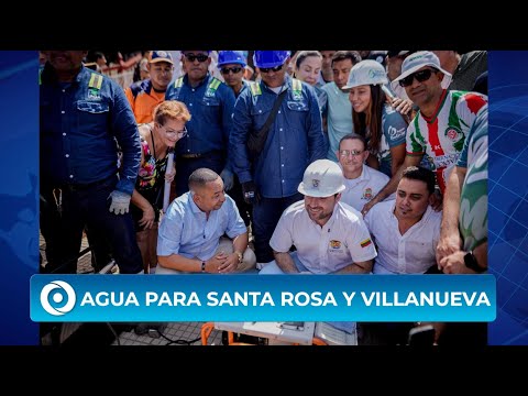 Inició la construcción del nuevo acueducto para Santa Rosa de Lima y Villanueva, Bolívar
