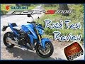 Suzuki GSX-S1000 - Test Ride and Review (60fps ...