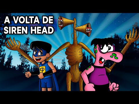 TCHONGO e A VOLTA DE SIREN HEAD (com Capitão Prego) | A lenda do Cabeça de Sirene | Animação