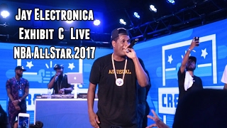 Jay Electronica Performs Exhibit C live at 2017 NBA All Star Weekend