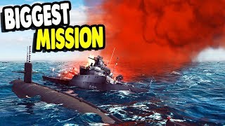 SINKING BIG ENEMY FLEET Nuclear Submarine Warfare & Navy Seals  | Cold Waters Gameplay