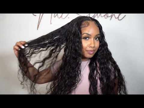 HD Lace Wear Go Glueless Wigs 5x5 Lace Human Hair Wigs With Bangs Straight Body Wave
