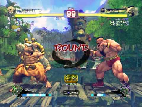 SSF4 AE ver 2012 iop890（gouken）vs ninifuta0222（zangi）