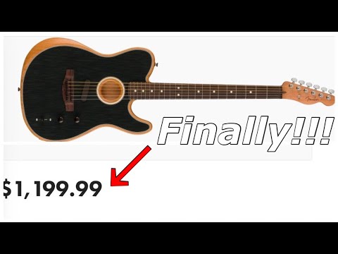 Reaction to the Affordable Fender Player Acoustasonic!