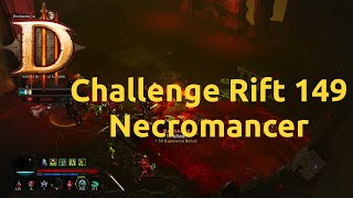 Diablo 3 - Challenge Rift - Challenge 149 - Necromancer - Failed