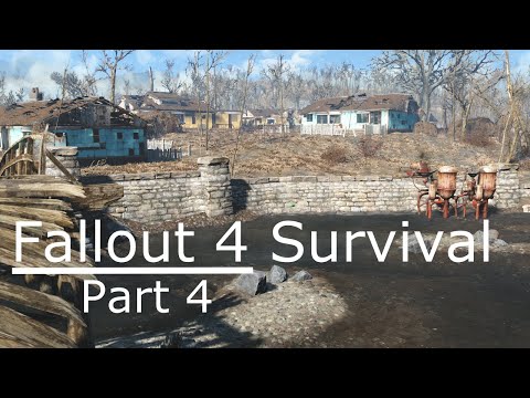Fallout 4 Survival Mode Playthrough | Part 4: Dying a LOT to raiders