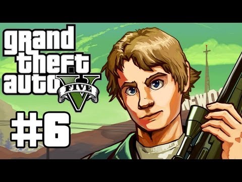 Grand Theft Auto 5 Gameplay / Playthrough w/ SSoHPKC Part 6 - Worst Racer NA