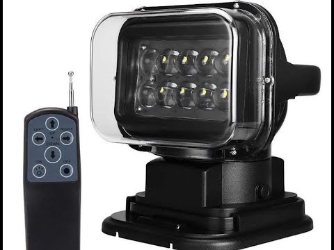 50W 360° CREE LED Remote Controlled Offroad LED Spotlights Work Light LED Factory Mart