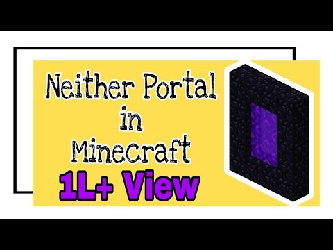 How to make Nether Portal Minecraft 😊