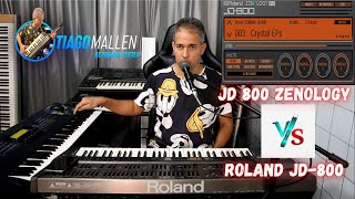 Video thumbnail for ROLAND JD-800  VS Roland JD-800 Model Expansion for ZENOLOGY (COMPARAÇÃO) by TIAGO MALLEN by Tiago Mallen