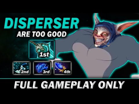 DISPERSER ARE TOO GOOD, Meepo 1st item Disperser! - Full Gameplay Meepo #509