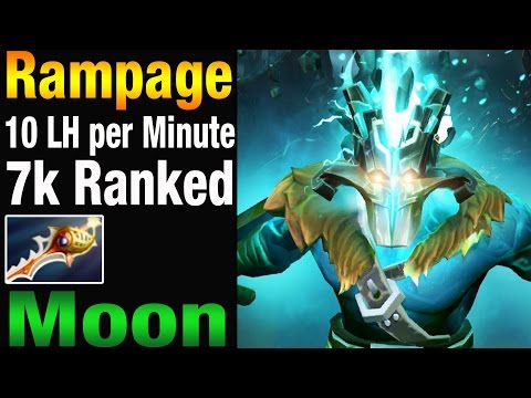 EPIC GAME - Moon 7k MMR Plays Juggernaut With New Arcana and 497 LH in 47 Mins - Dota 2