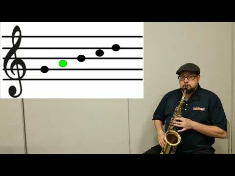 Alto Sax - G 5 scale