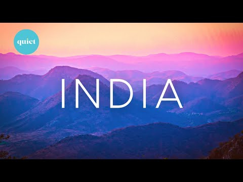 Flying over India 4k |  Scenic Relaxation film India | Stunning Nature with Calming Music