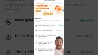 requisitos de monetização do kwai #kwai #monetizacao #monetiza #dolar