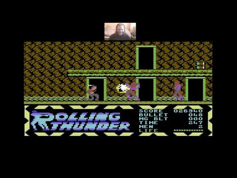Lukozer Retro Game Review - 566 - Rolling Thunder - Commodore 64