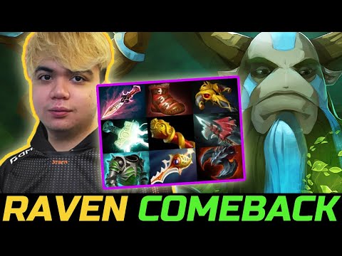 RAVEN 9 SLOTTED COMEBACK - NATURES PROPHET CARRY THE GAME DOTA 2
