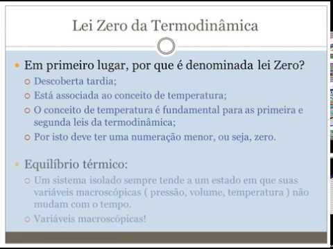 Aula termodinânica parte 1
