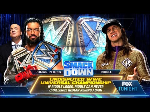 Roman Reigns vs Riddle Highlights