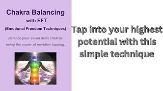 Chakra Healing with EFT Tapping #challenge #emotional #motivation