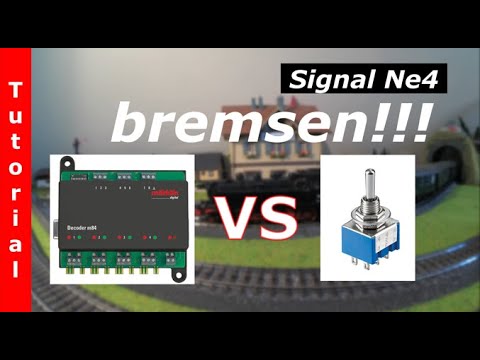 Switching model railway braking sections digitally or analogously! Building your own model railwa...
