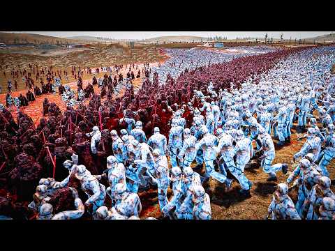 6,100,000 TOXIC ZOMBIES vs 10,000 VADER & 1,000 CLONES | UEBS2